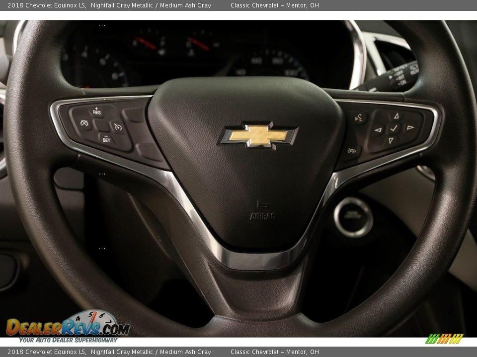 2018 Chevrolet Equinox LS Nightfall Gray Metallic / Medium Ash Gray Photo #7