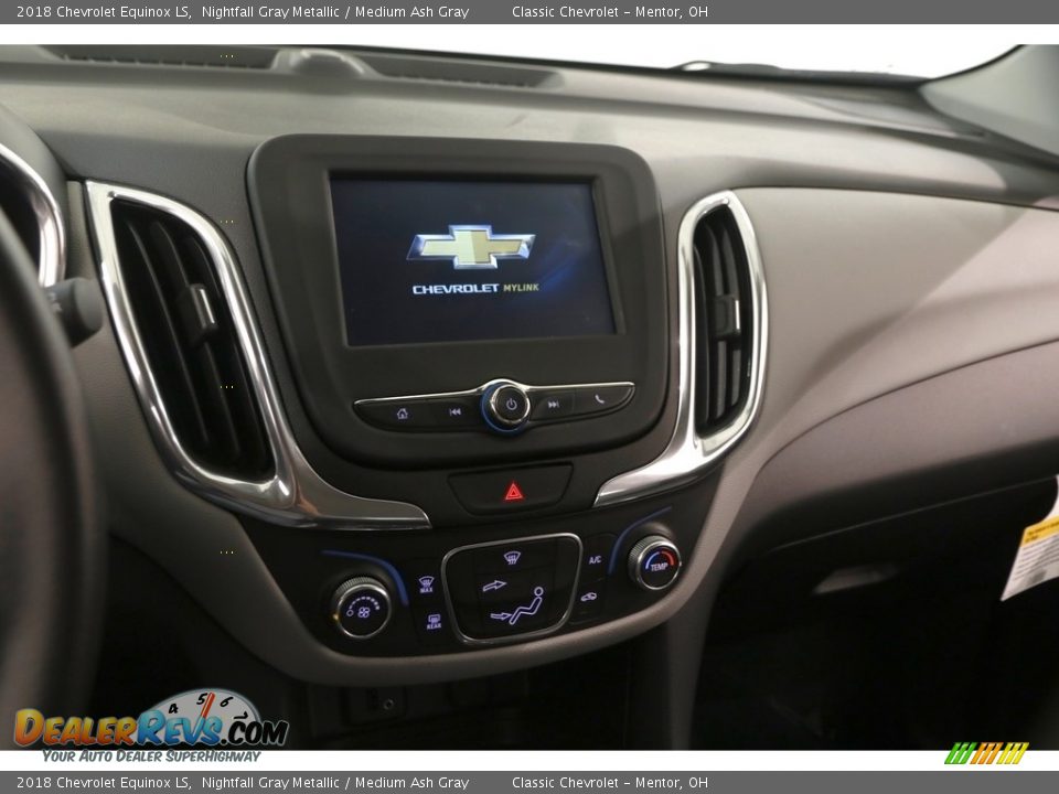 2018 Chevrolet Equinox LS Nightfall Gray Metallic / Medium Ash Gray Photo #9