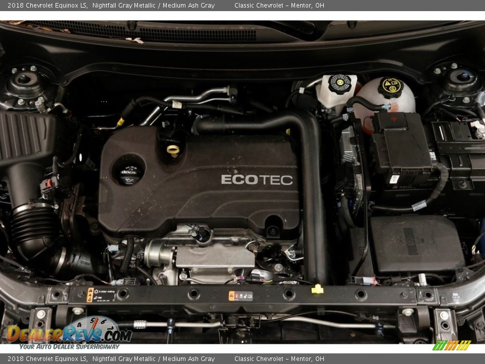2018 Chevrolet Equinox LS Nightfall Gray Metallic / Medium Ash Gray Photo #18