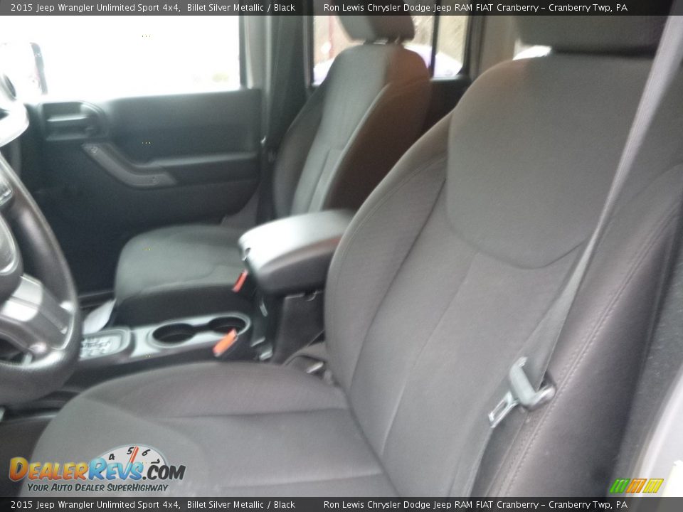 2015 Jeep Wrangler Unlimited Sport 4x4 Billet Silver Metallic / Black Photo #15
