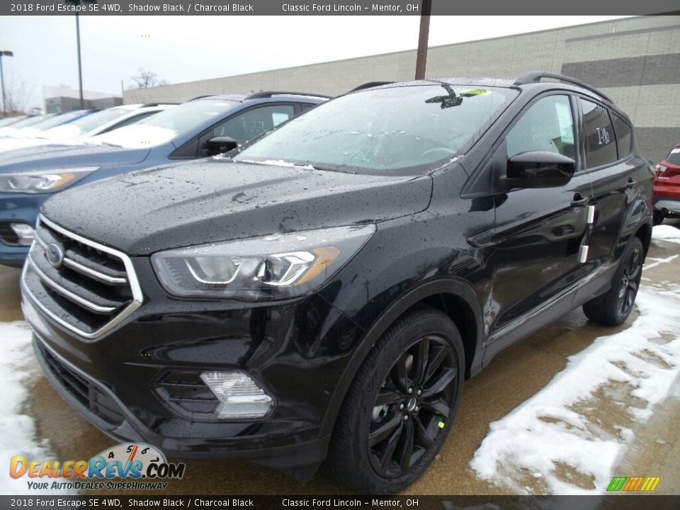 2018 Ford Escape SE 4WD Shadow Black / Charcoal Black Photo #1