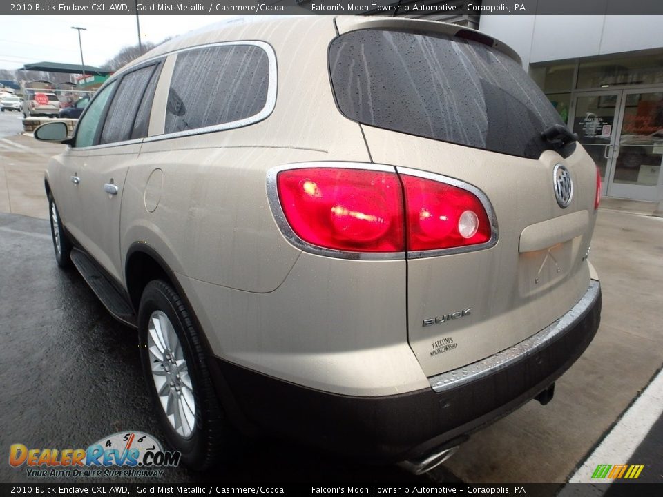 2010 Buick Enclave CXL AWD Gold Mist Metallic / Cashmere/Cocoa Photo #5
