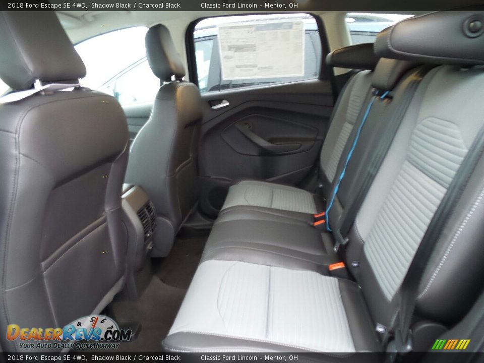 2018 Ford Escape SE 4WD Shadow Black / Charcoal Black Photo #6