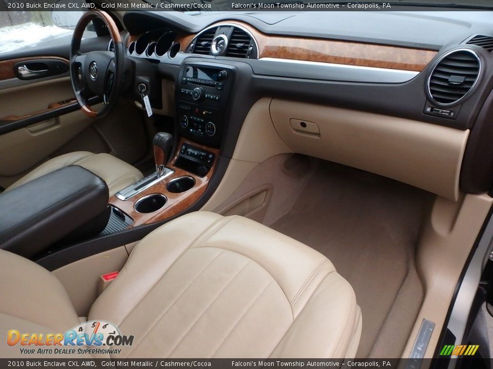 2010 Buick Enclave CXL AWD Gold Mist Metallic / Cashmere/Cocoa Photo #12