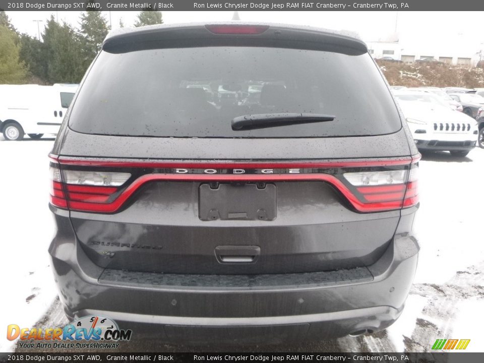 2018 Dodge Durango SXT AWD Granite Metallic / Black Photo #4
