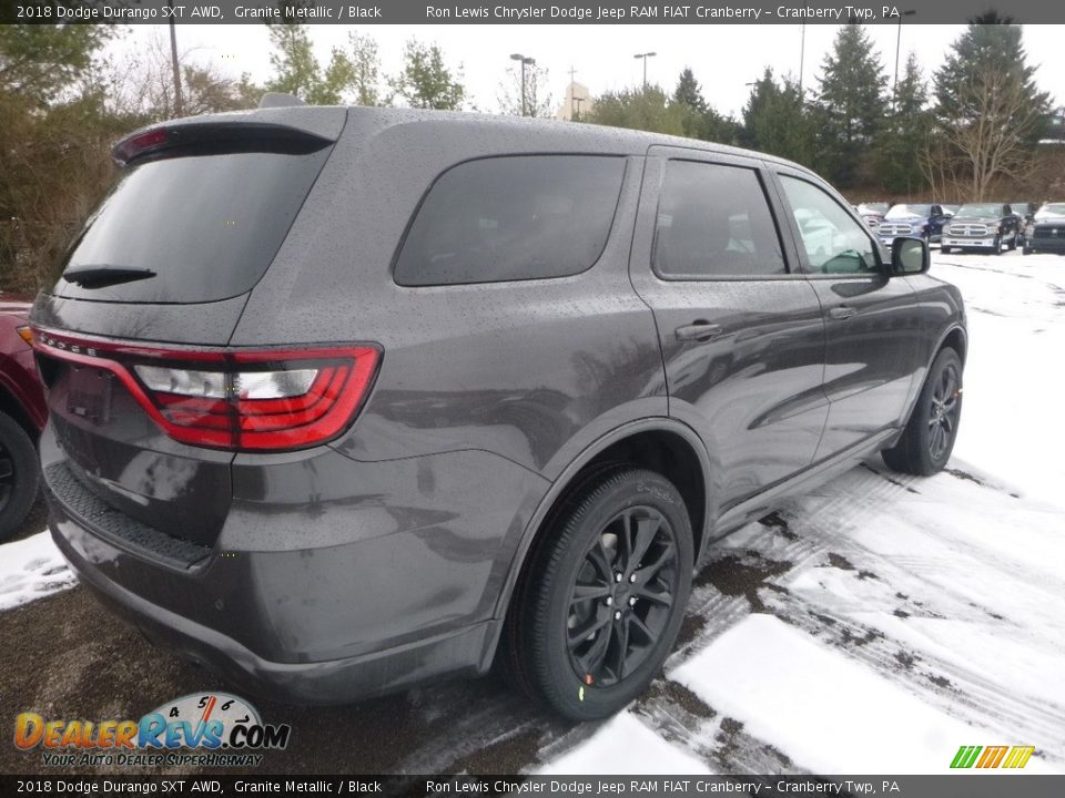 2018 Dodge Durango SXT AWD Granite Metallic / Black Photo #5