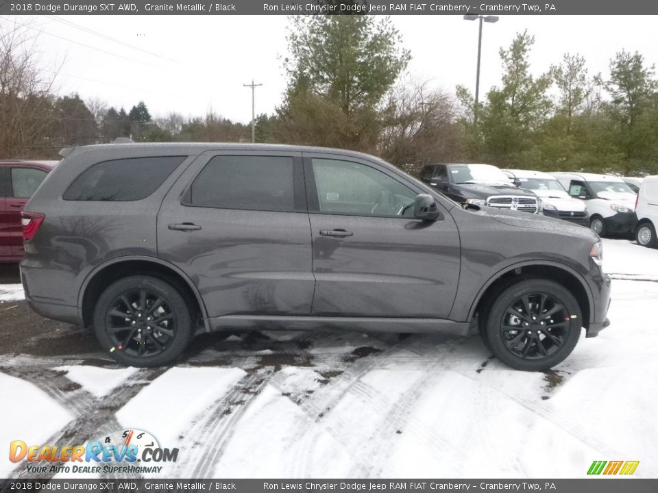 2018 Dodge Durango SXT AWD Granite Metallic / Black Photo #6
