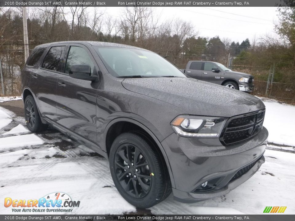 2018 Dodge Durango SXT AWD Granite Metallic / Black Photo #7