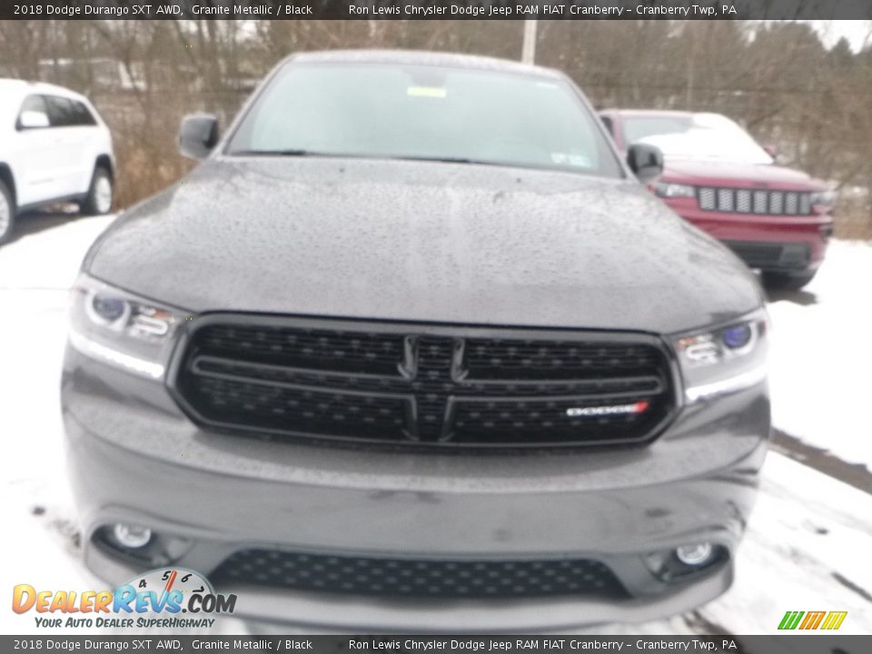 2018 Dodge Durango SXT AWD Granite Metallic / Black Photo #8