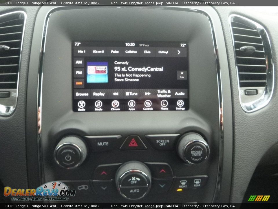 2018 Dodge Durango SXT AWD Granite Metallic / Black Photo #17