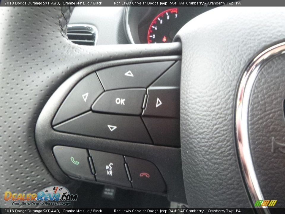 2018 Dodge Durango SXT AWD Granite Metallic / Black Photo #19