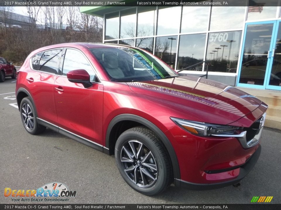 2017 Mazda CX-5 Grand Touring AWD Soul Red Metallic / Parchment Photo #3