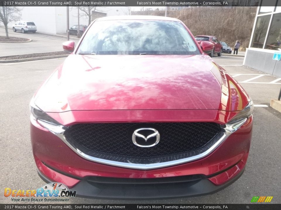 2017 Mazda CX-5 Grand Touring AWD Soul Red Metallic / Parchment Photo #4