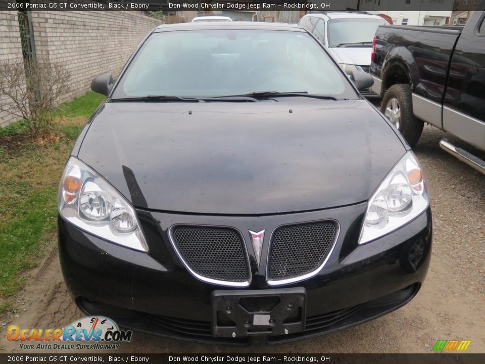 2006 Pontiac G6 GT Convertible Black / Ebony Photo #3