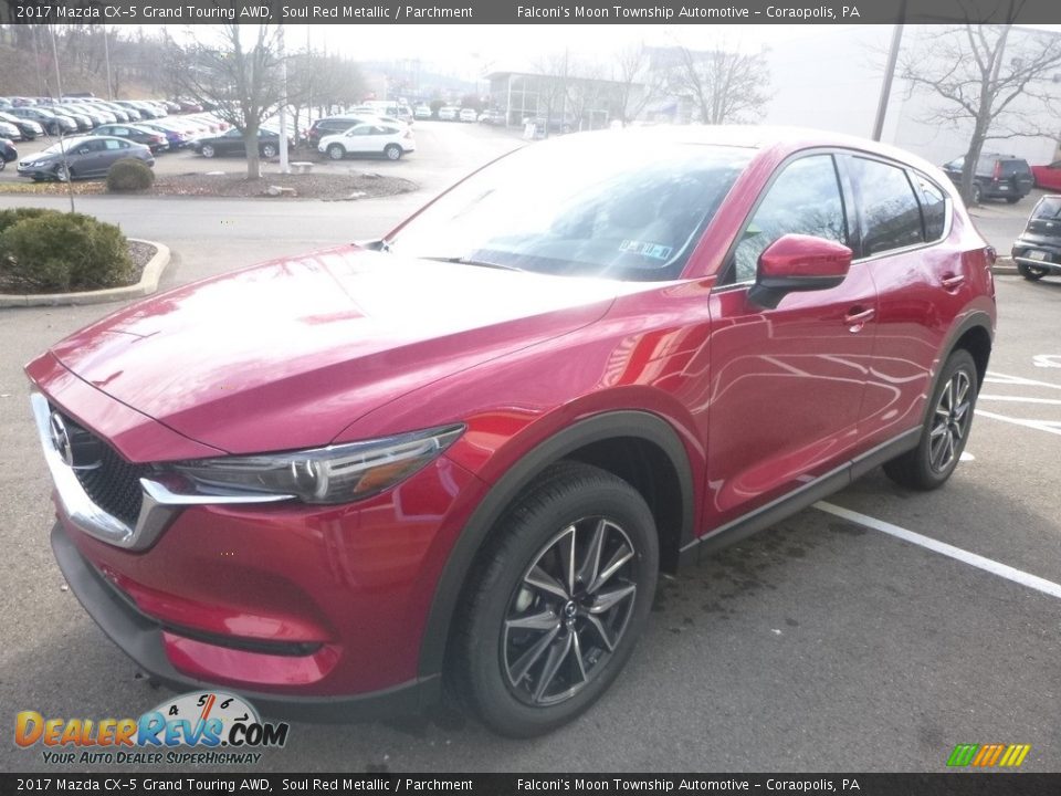 2017 Mazda CX-5 Grand Touring AWD Soul Red Metallic / Parchment Photo #5