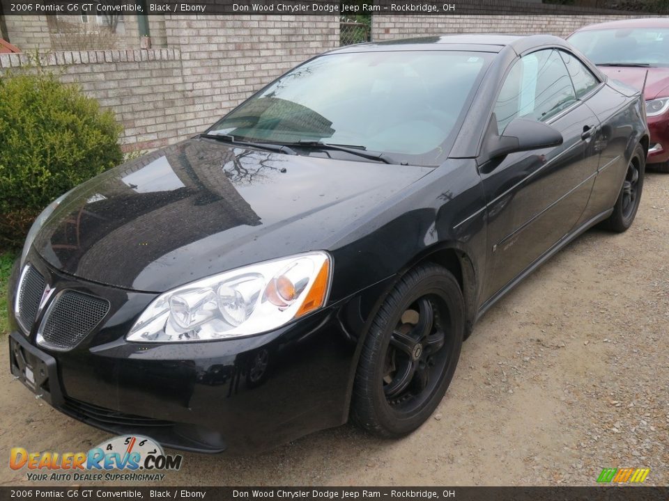 2006 Pontiac G6 GT Convertible Black / Ebony Photo #4