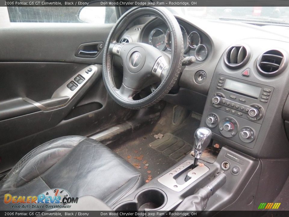 2006 Pontiac G6 GT Convertible Black / Ebony Photo #5