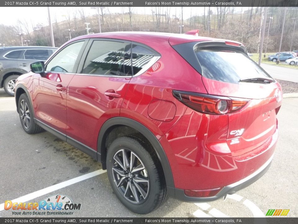 2017 Mazda CX-5 Grand Touring AWD Soul Red Metallic / Parchment Photo #6