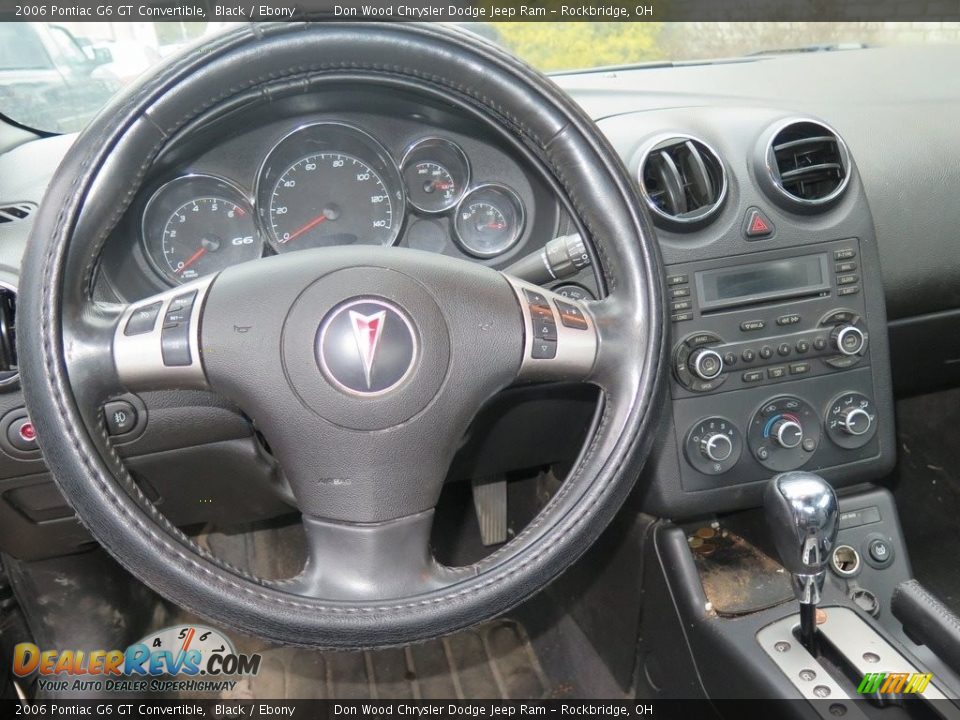 2006 Pontiac G6 GT Convertible Black / Ebony Photo #6
