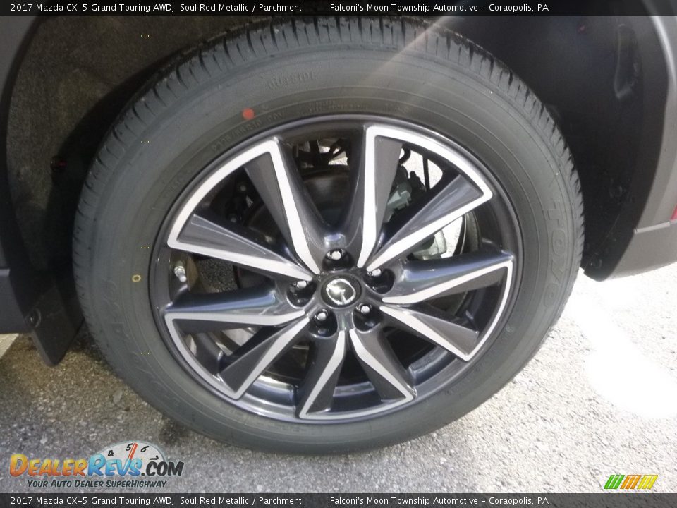 2017 Mazda CX-5 Grand Touring AWD Soul Red Metallic / Parchment Photo #7