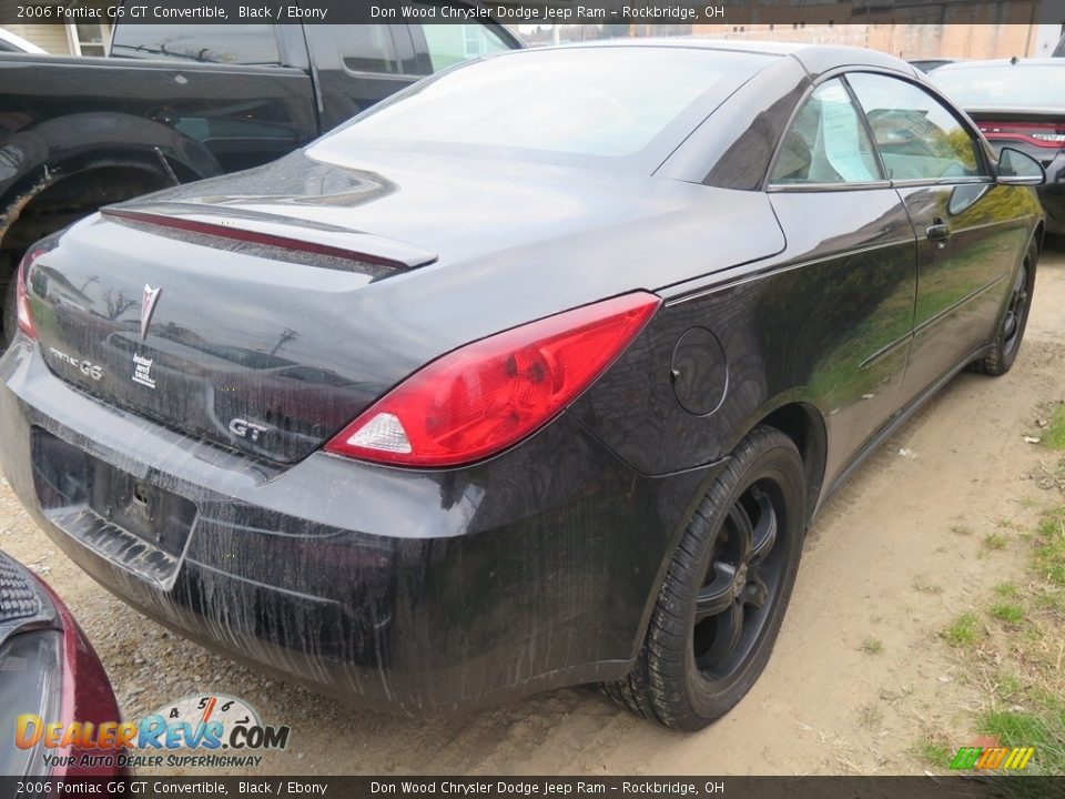 2006 Pontiac G6 GT Convertible Black / Ebony Photo #8