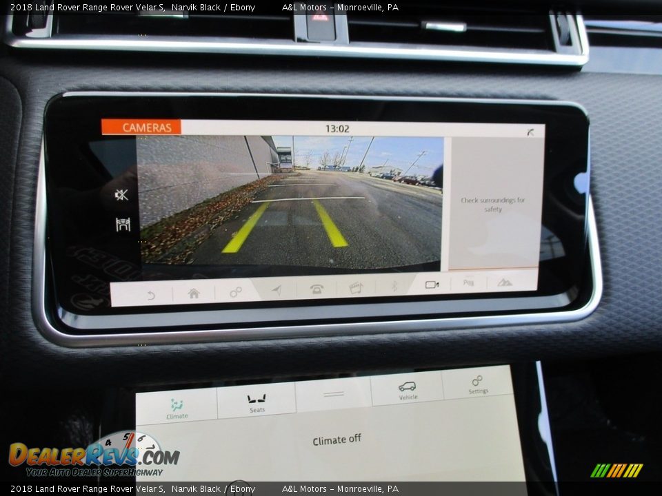 2018 Land Rover Range Rover Velar S Narvik Black / Ebony Photo #16