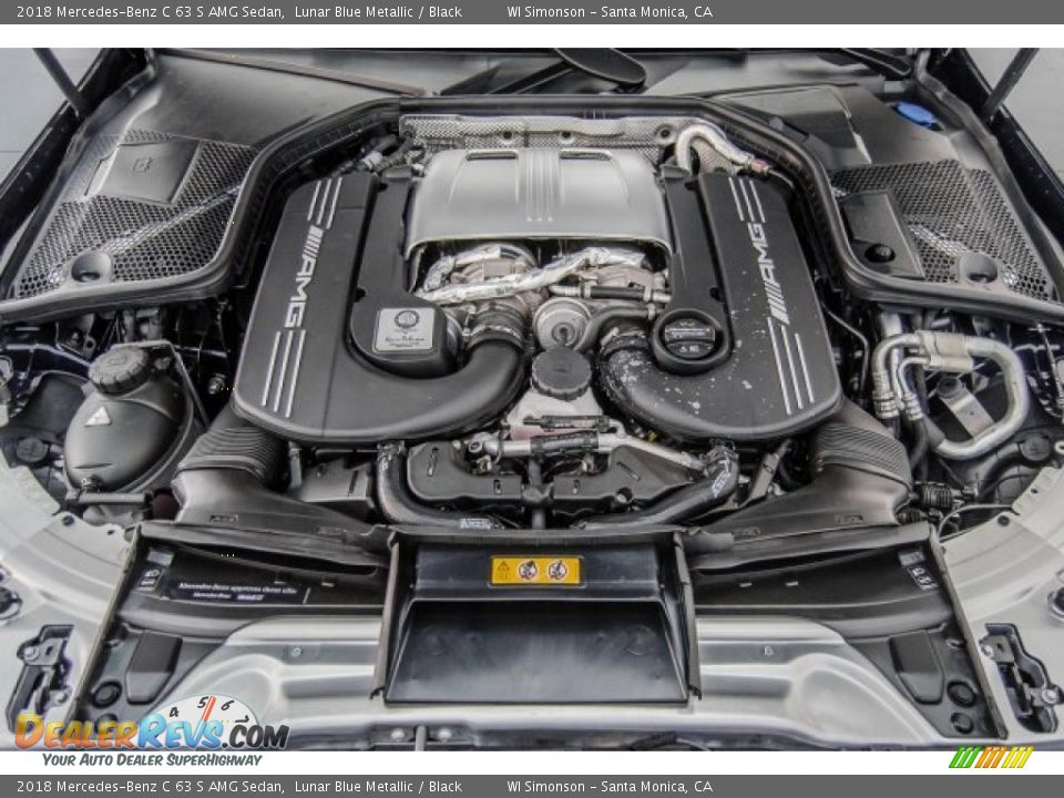 2018 Mercedes-Benz C 63 S AMG Sedan 4.0 Liter AMG biturbo DOHC 32-Valve VVT V8 Engine Photo #9