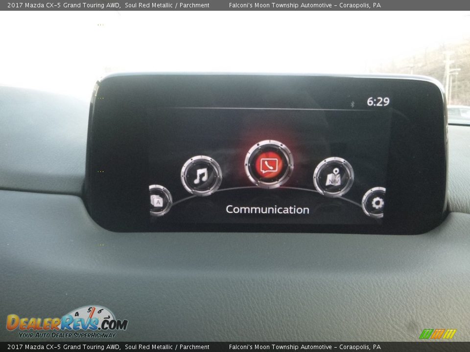 2017 Mazda CX-5 Grand Touring AWD Soul Red Metallic / Parchment Photo #14