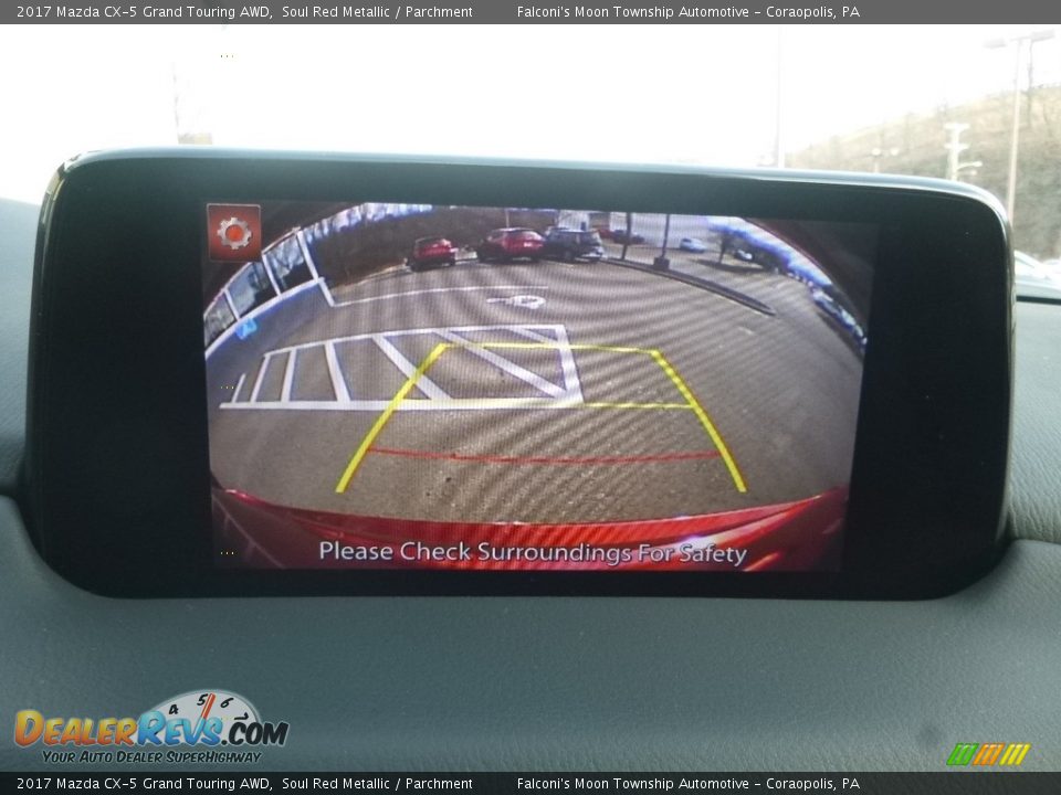 2017 Mazda CX-5 Grand Touring AWD Soul Red Metallic / Parchment Photo #15