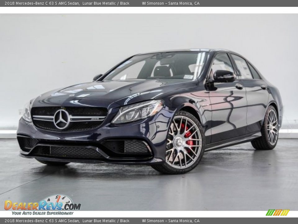 Lunar Blue Metallic 2018 Mercedes-Benz C 63 S AMG Sedan Photo #19