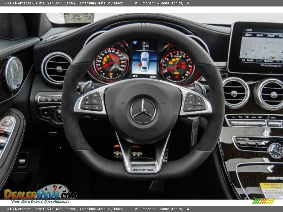 2018 Mercedes-Benz C 63 S AMG Sedan Steering Wheel Photo #24