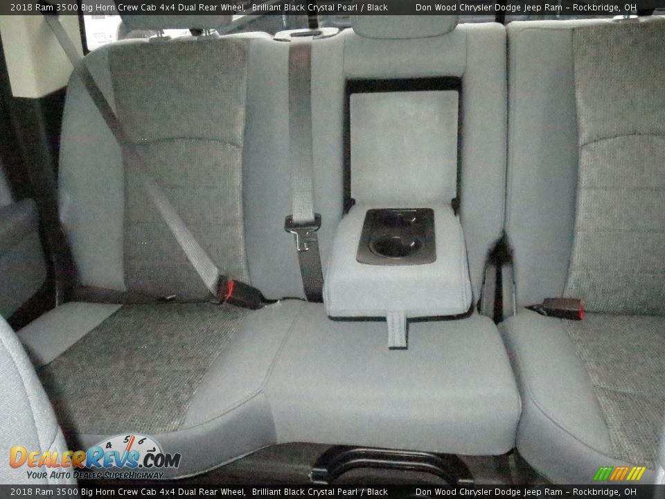 2018 Ram 3500 Big Horn Crew Cab 4x4 Dual Rear Wheel Brilliant Black Crystal Pearl / Black Photo #18