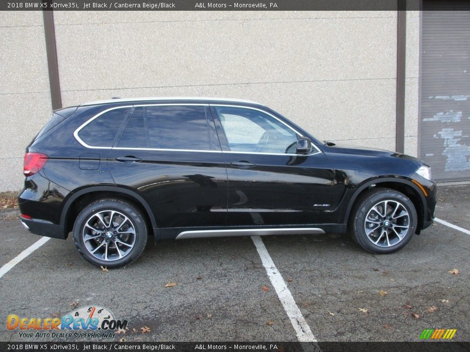 2018 BMW X5 xDrive35i Jet Black / Canberra Beige/Black Photo #2