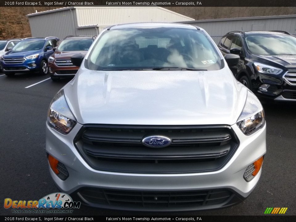 2018 Ford Escape S Ingot Silver / Charcoal Black Photo #4