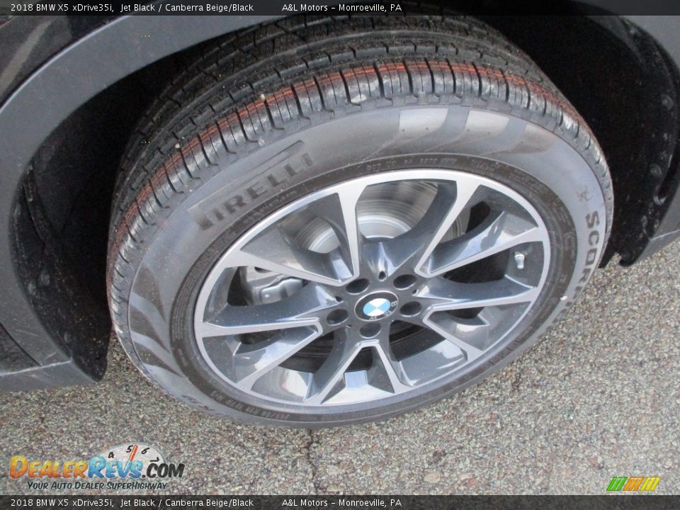 2018 BMW X5 xDrive35i Jet Black / Canberra Beige/Black Photo #5