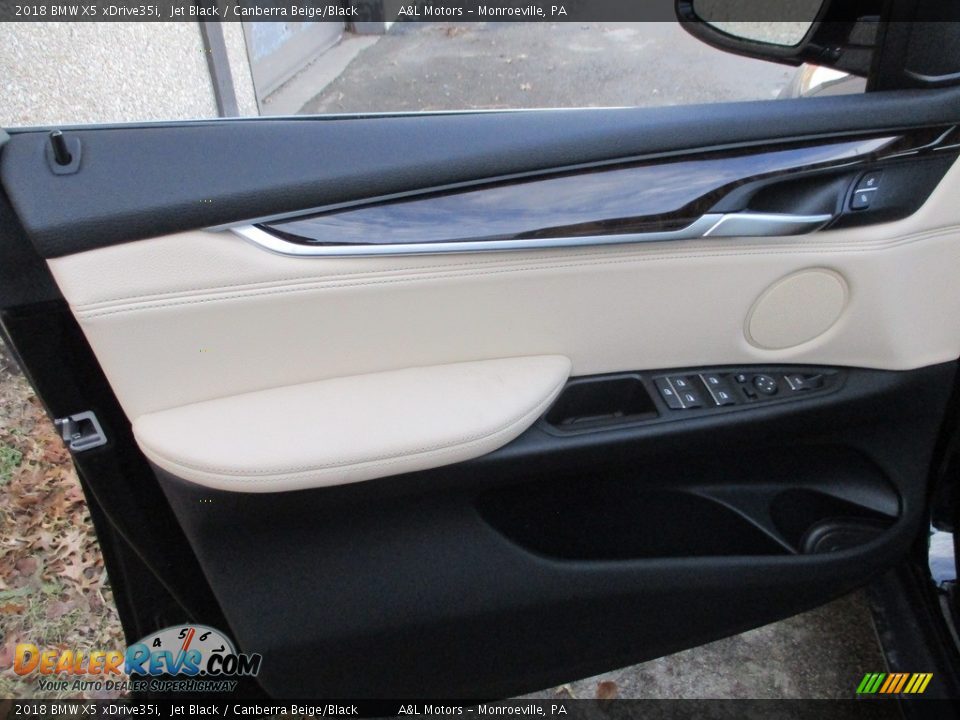 2018 BMW X5 xDrive35i Jet Black / Canberra Beige/Black Photo #9