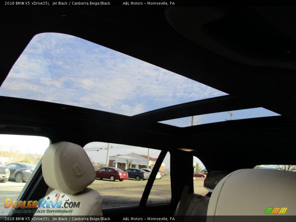 2018 BMW X5 xDrive35i Jet Black / Canberra Beige/Black Photo #10