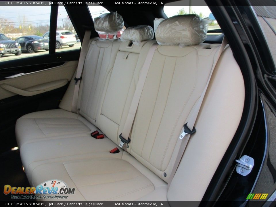 2018 BMW X5 xDrive35i Jet Black / Canberra Beige/Black Photo #12
