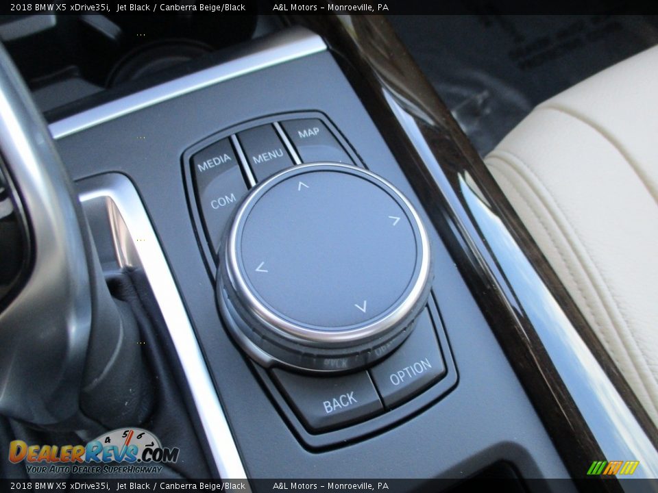 2018 BMW X5 xDrive35i Jet Black / Canberra Beige/Black Photo #18