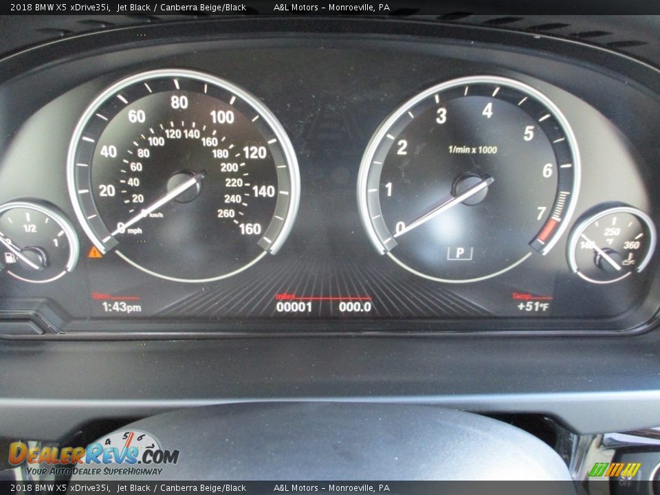 2018 BMW X5 xDrive35i Jet Black / Canberra Beige/Black Photo #20
