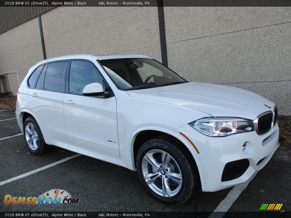 2018 BMW X5 xDrive35i Alpine White / Black Photo #1