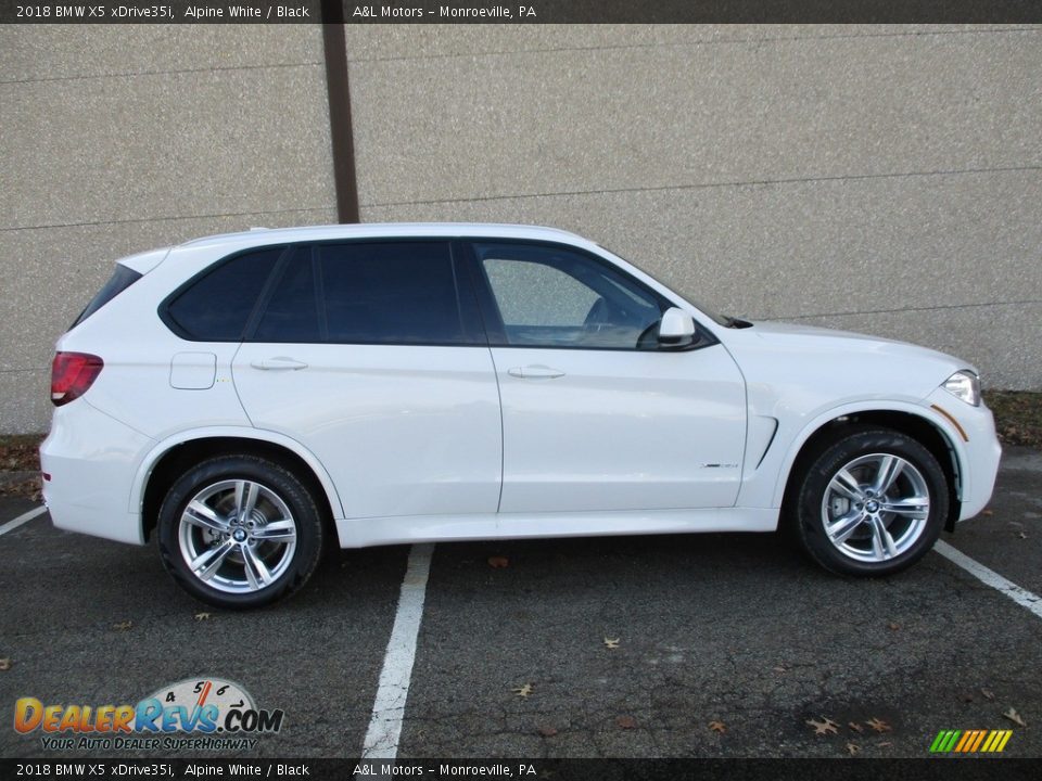 2018 BMW X5 xDrive35i Alpine White / Black Photo #2