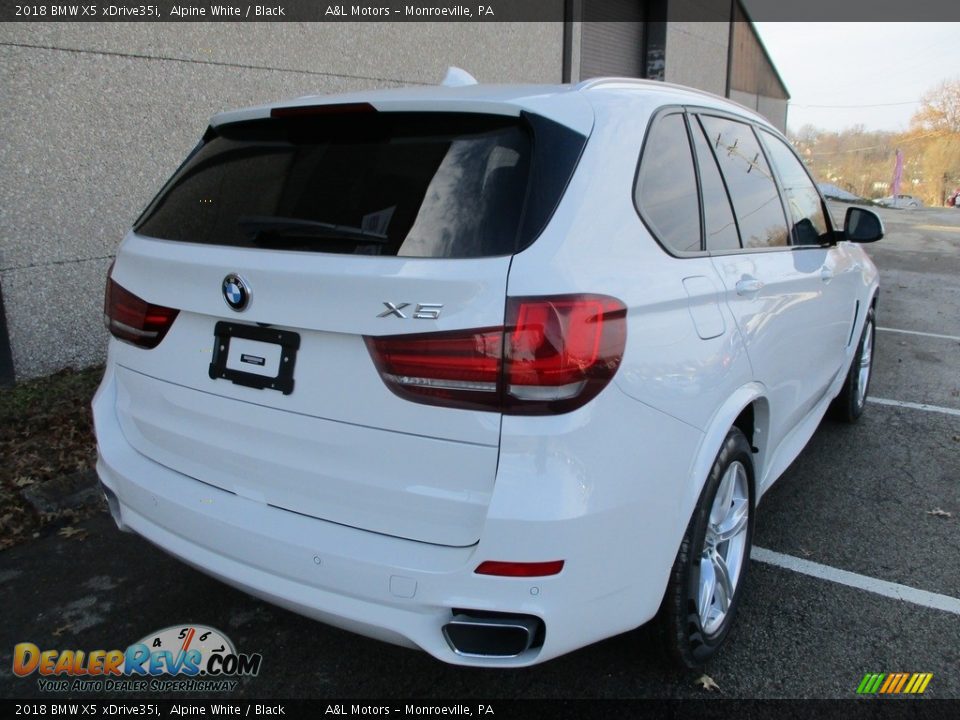 2018 BMW X5 xDrive35i Alpine White / Black Photo #3