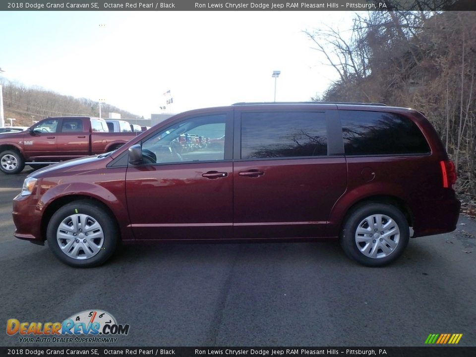 2018 Dodge Grand Caravan SE Octane Red Pearl / Black Photo #2