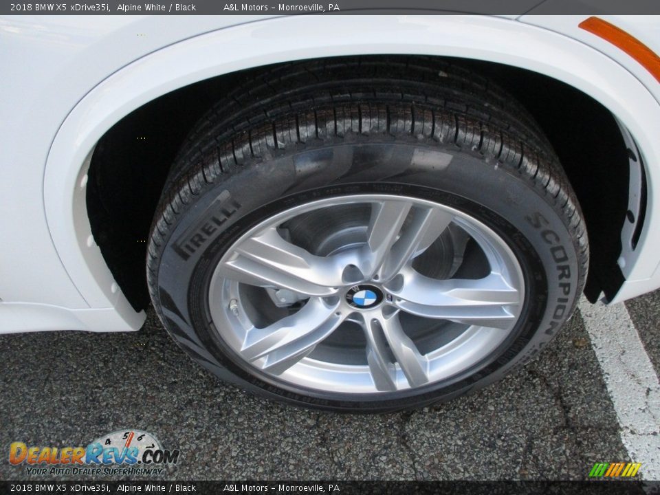 2018 BMW X5 xDrive35i Alpine White / Black Photo #5
