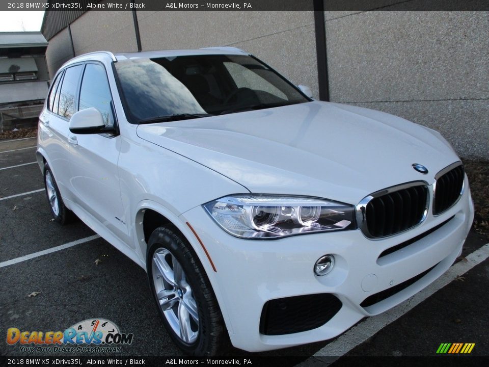 2018 BMW X5 xDrive35i Alpine White / Black Photo #6