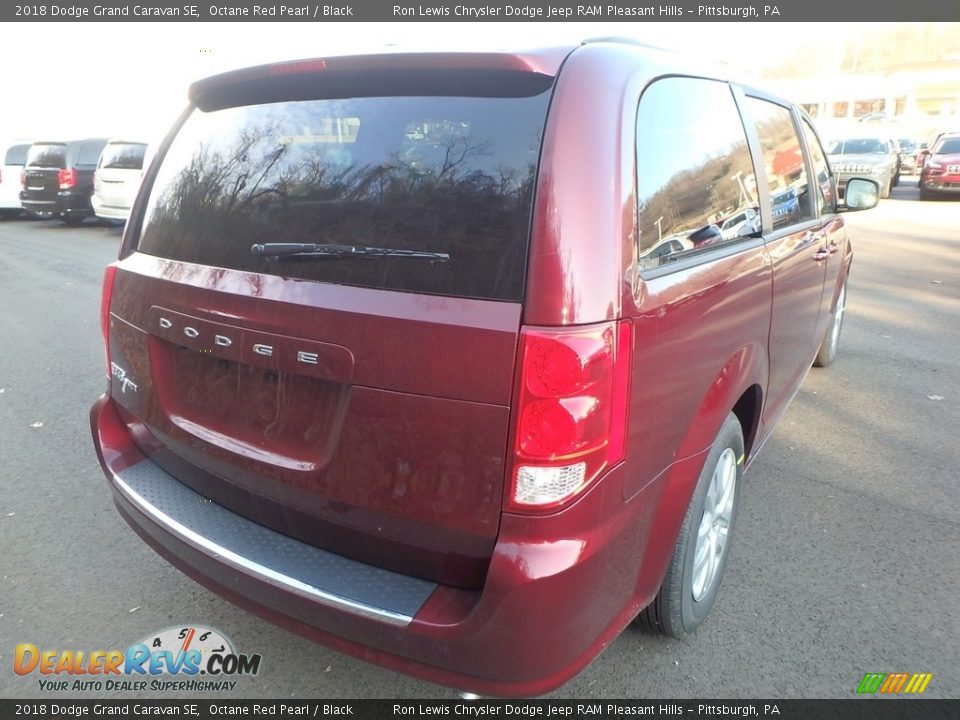 2018 Dodge Grand Caravan SE Octane Red Pearl / Black Photo #5