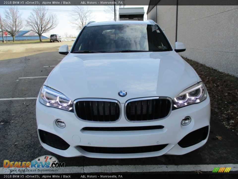 2018 BMW X5 xDrive35i Alpine White / Black Photo #7