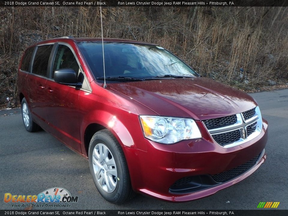2018 Dodge Grand Caravan SE Octane Red Pearl / Black Photo #7
