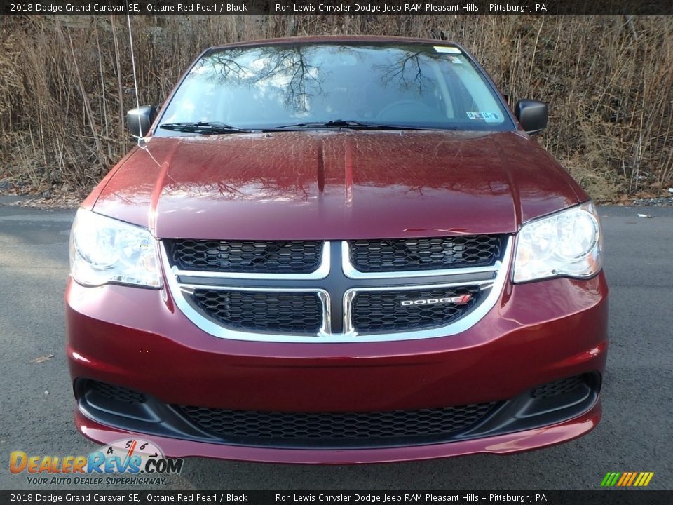 2018 Dodge Grand Caravan SE Octane Red Pearl / Black Photo #8
